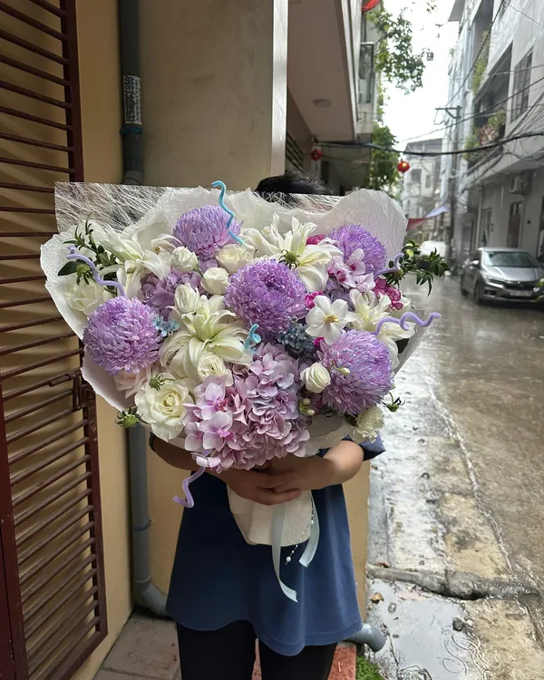 Tím · Cẩm tú cầu