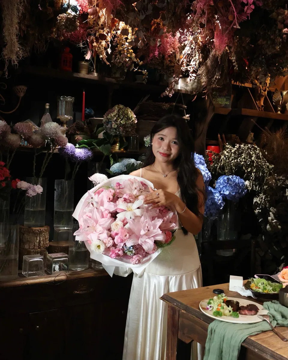 Hồng phấn · Bó lớn